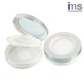 Round Plastic Powder Compact Case